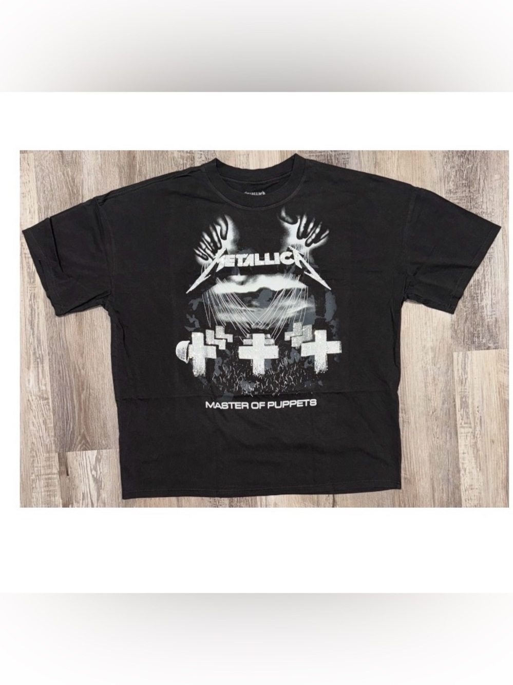 NWT Men's Metallica Shirt w/Rhinestones Size XL